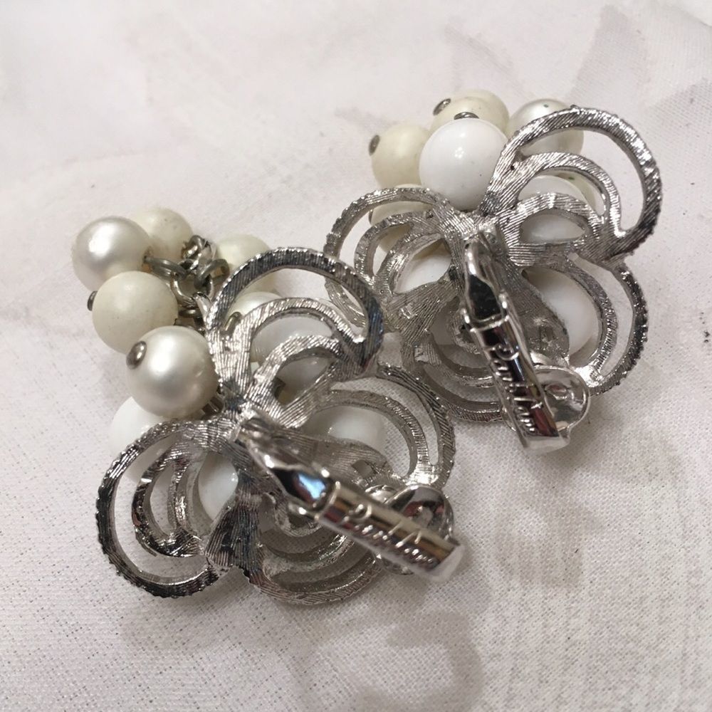 Vintage Park Lane Silver Earrings With Dangles - Picture 4 of 7